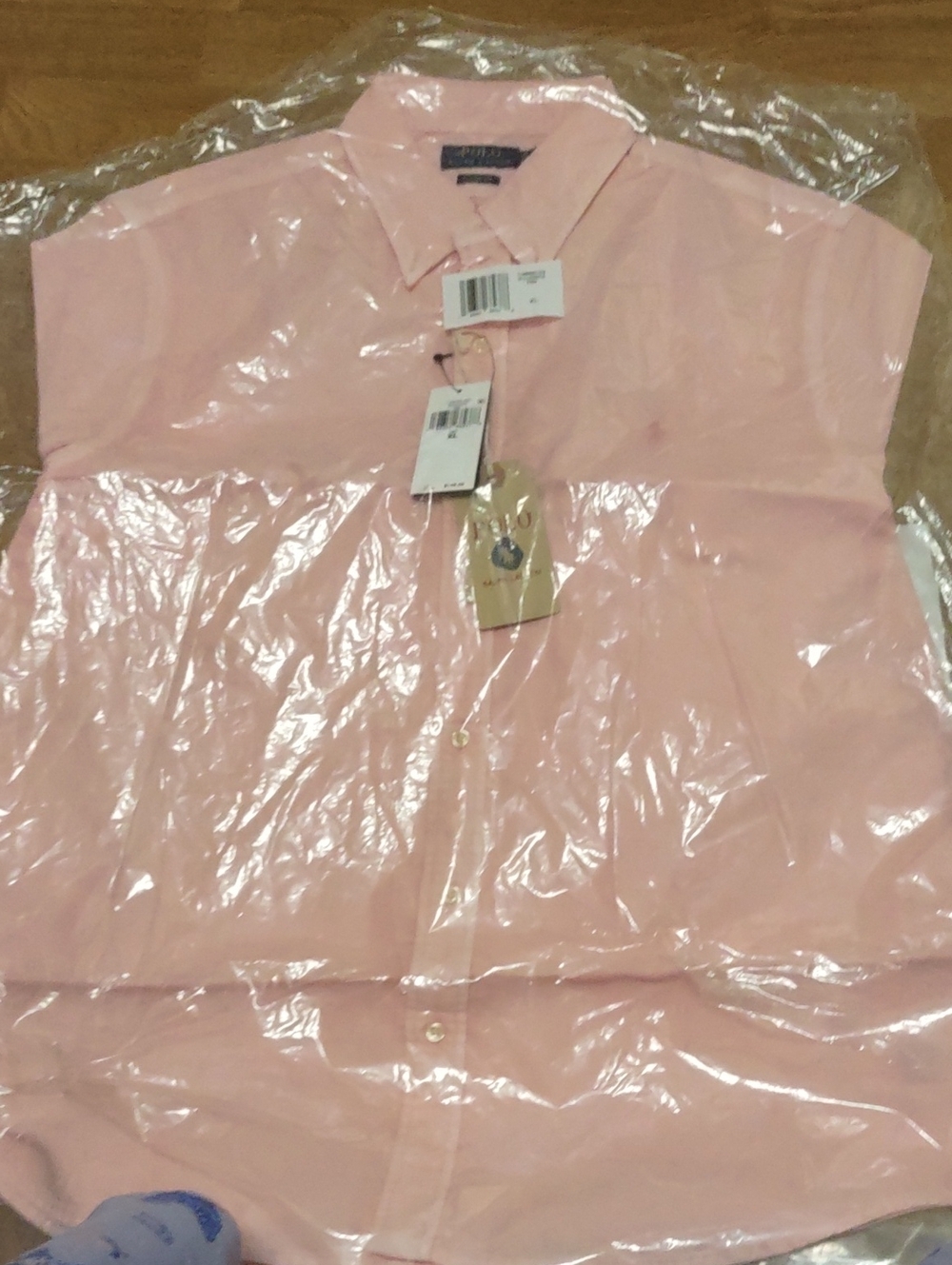 Polo by Ralph Lauren Light Pink Short-Sleeve Button-Up Shirt